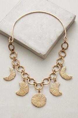 Amanda Hunt Moon Chart Bib Necklace