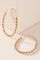 Anthropologie Winnie Hoop Earrings