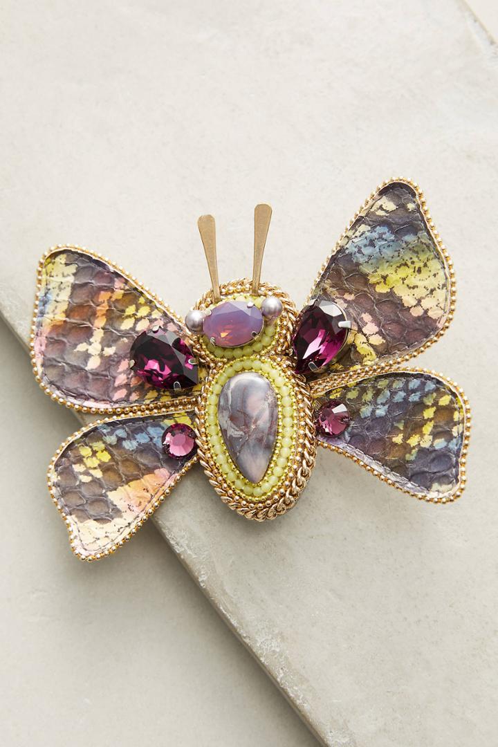 Bea Valdes Bloom Butterfly Brooch