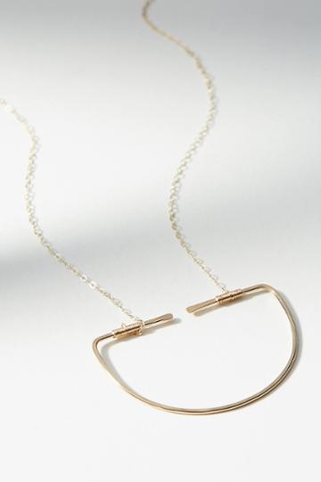 Hello Adorn Abstract Pendant Necklace