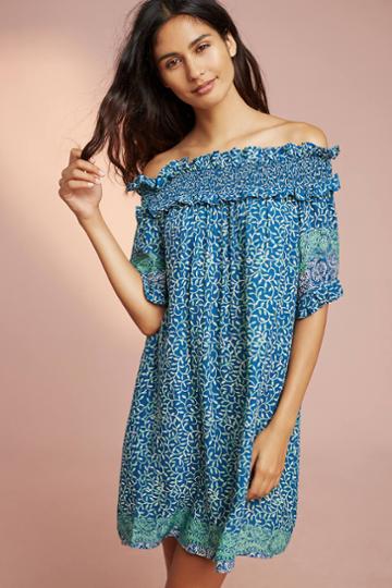 Nat By Natalie Martin Pilar Off-the-shoulder Dress