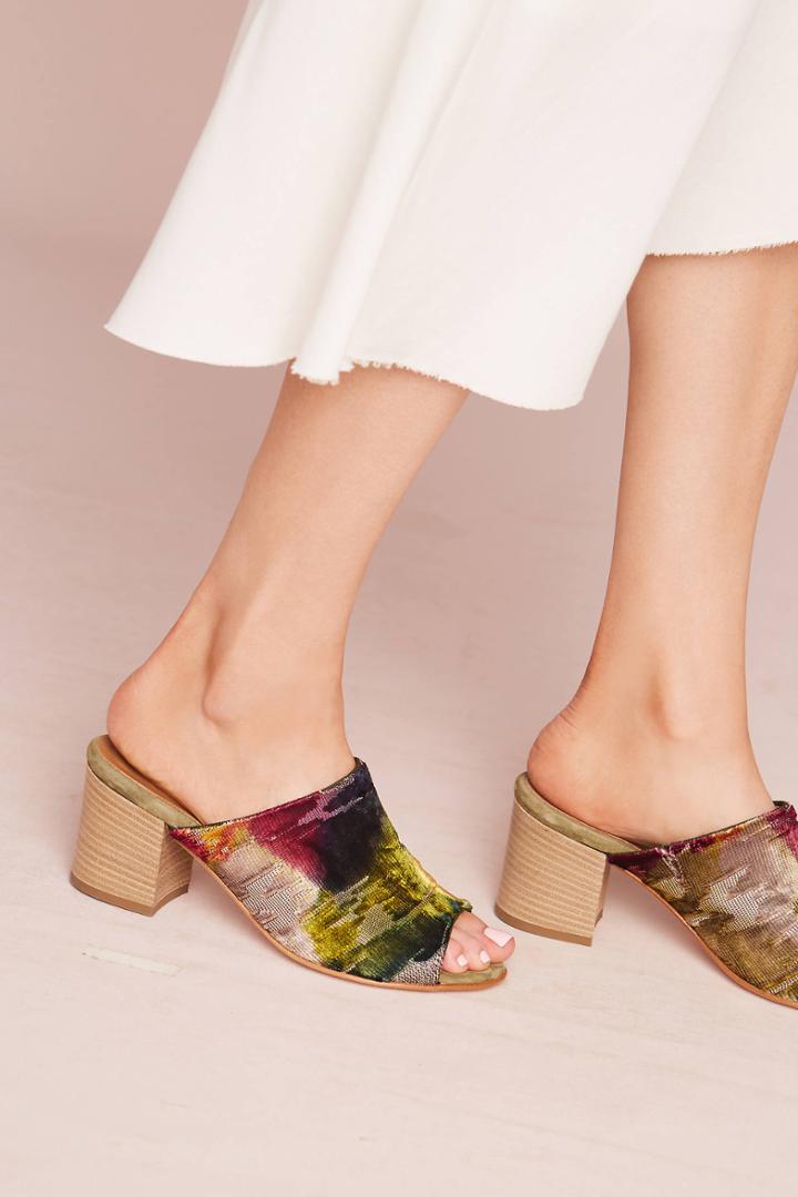 Firenze Garbo Heeled Mules