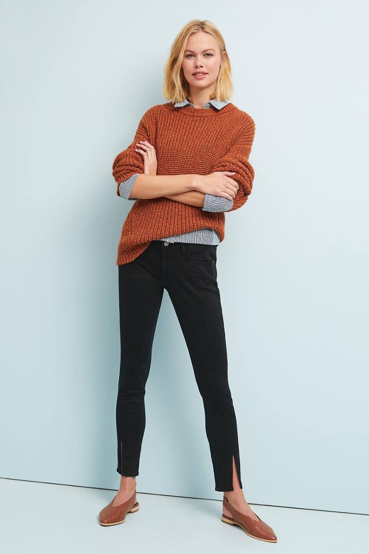 Anthropologie Dl1961 Margaux Instasculpt Mid-rise Skinny Ankle Jeans