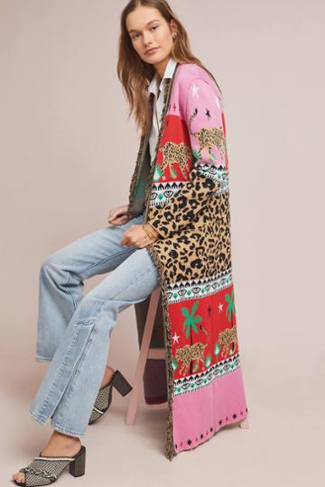 Hayley Menzies Leopardess Knit Duster