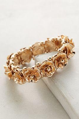 Anthropologie Ringed Roses Bracelet