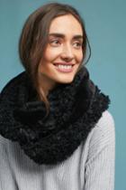 Anthropologie Mixed Faux Fur Infinity Scarf