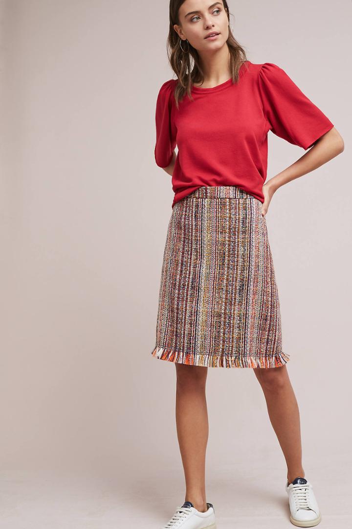 Maeve Tweed A-line Skirt
