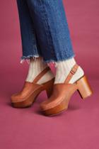 Swedish Hasbeens Jill Plateau Platform Clogs