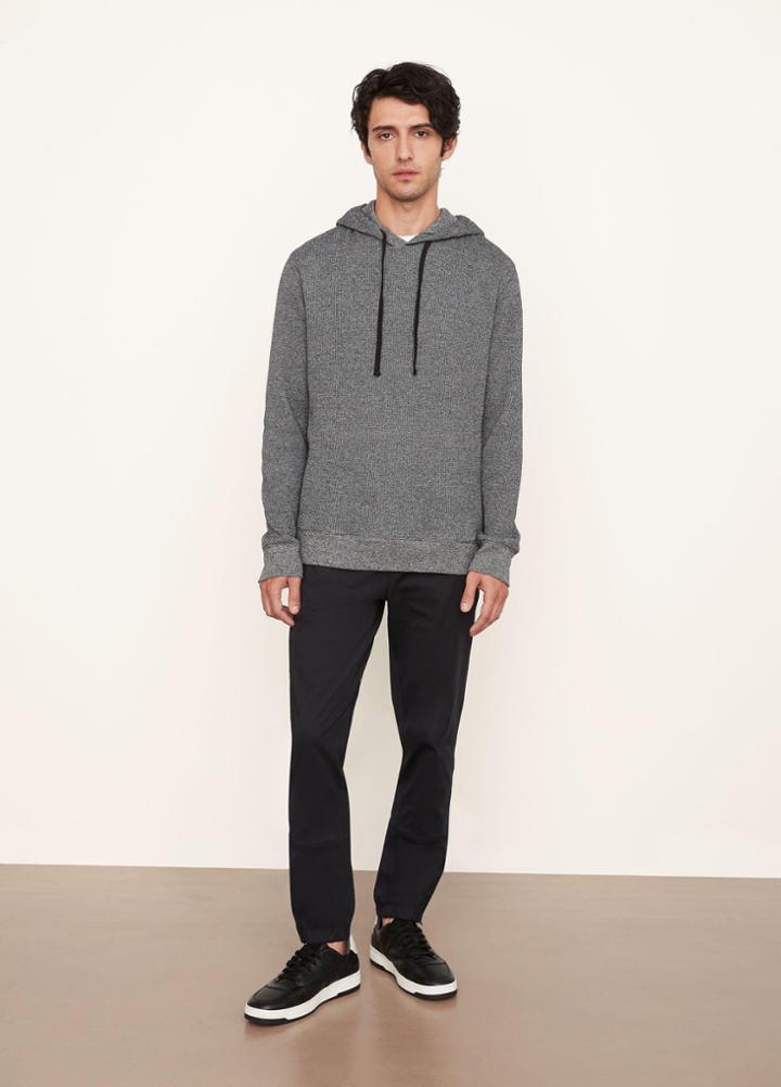Vince Pima Mouline Thermal Popover Hoodie
