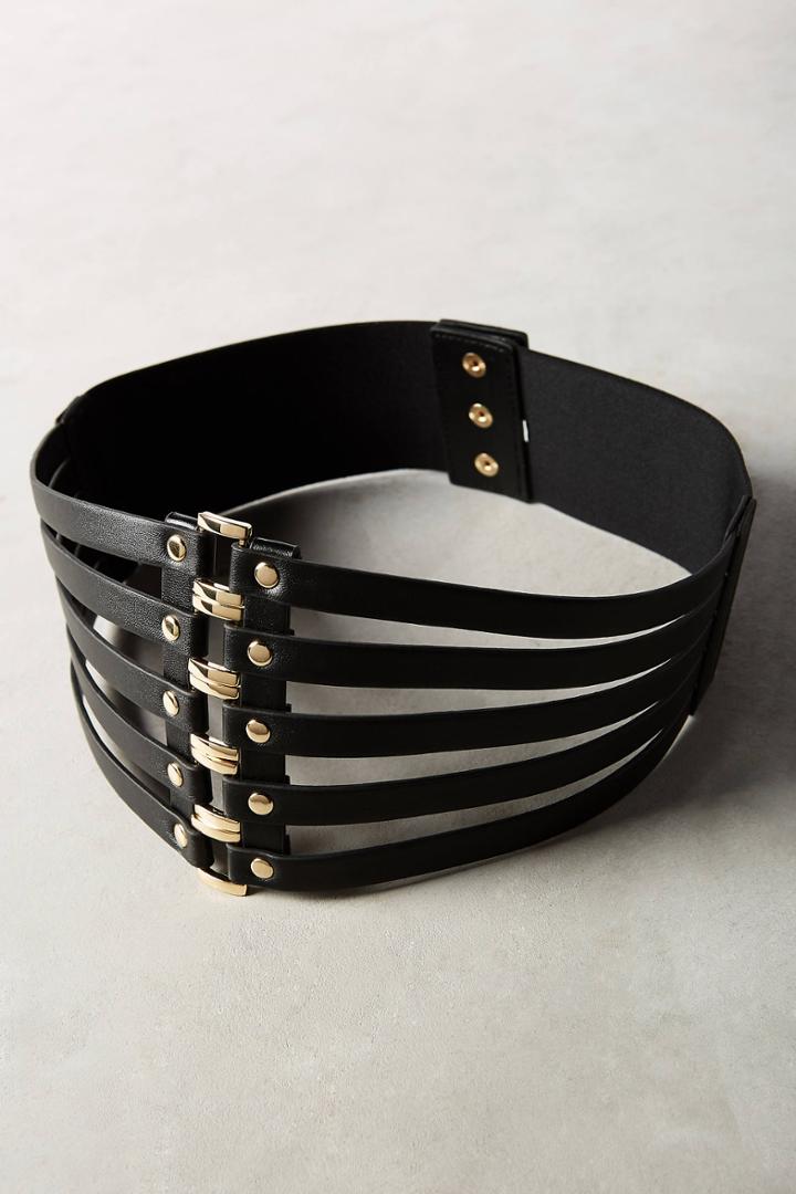 Anthropologie Cutout Corset Belt