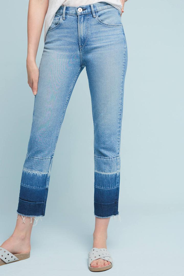 3x1 Nyc Spectrum High-rise Straight Cropped Jeans