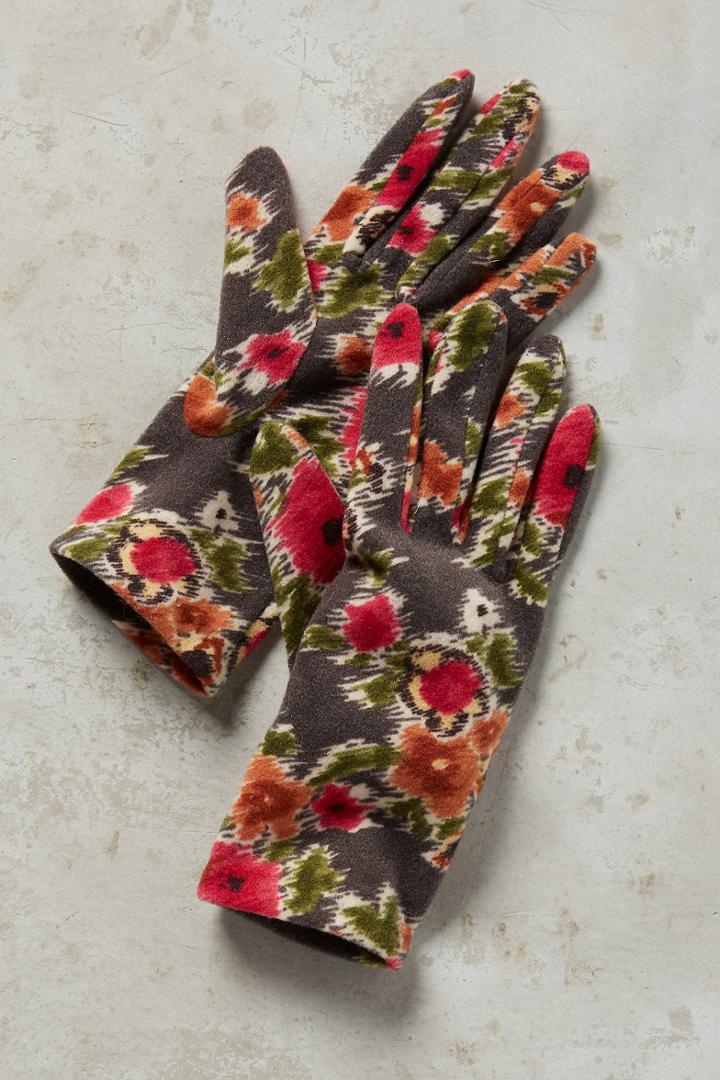 Anthropologie Maravilla Bloom Gloves