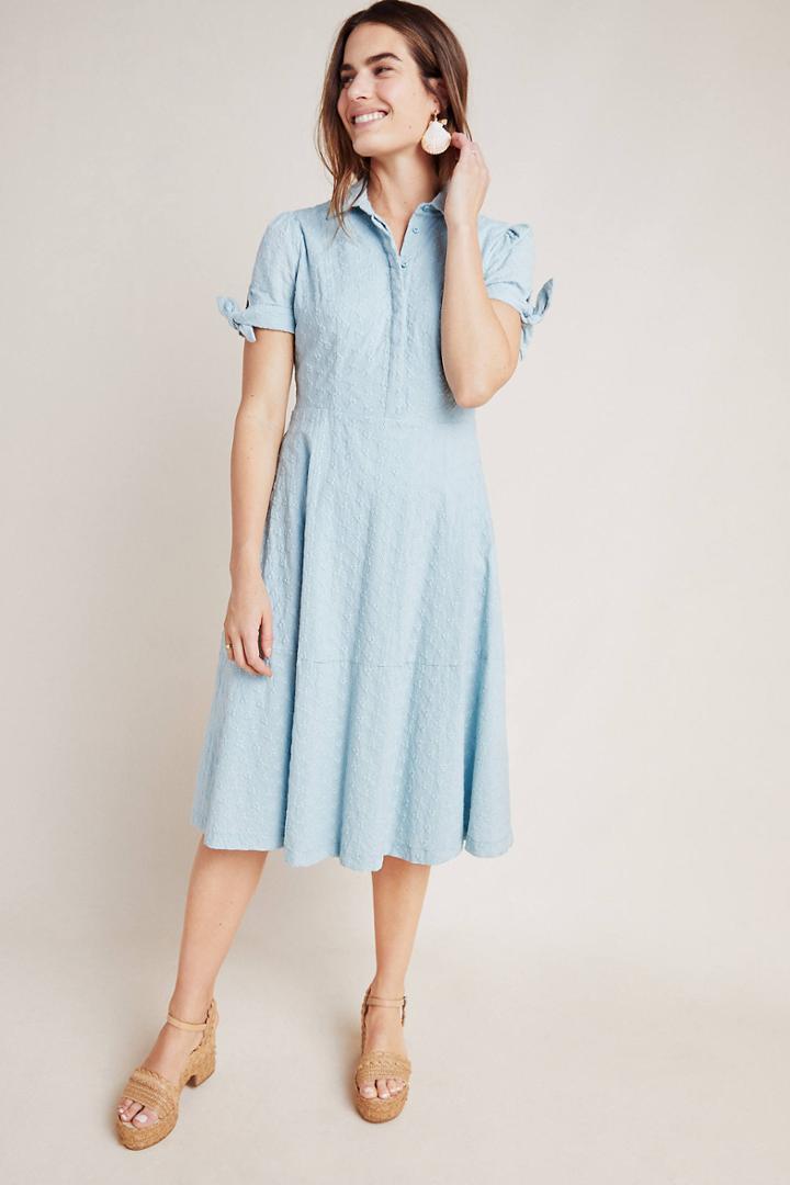 Gal Meets Glam Judith Eyelet Midi Dress