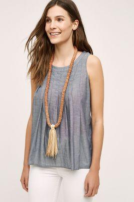 Maeve Sunlit Chambray Tank