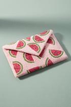 From St. Xavier Beaded Watermelon Pouch
