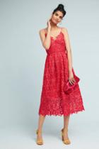 Eri + Ali Sherbert Lace Midi Dress