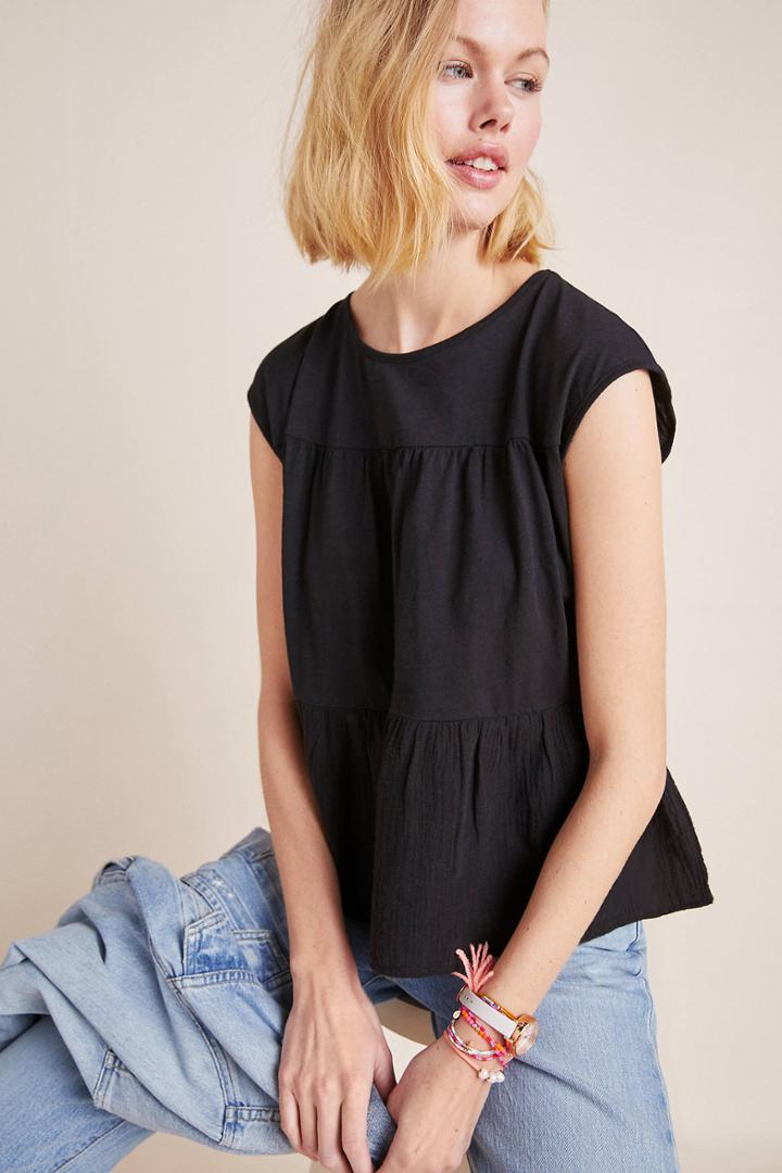 Velvet By Graham & Spencer Kirby Babydoll Top