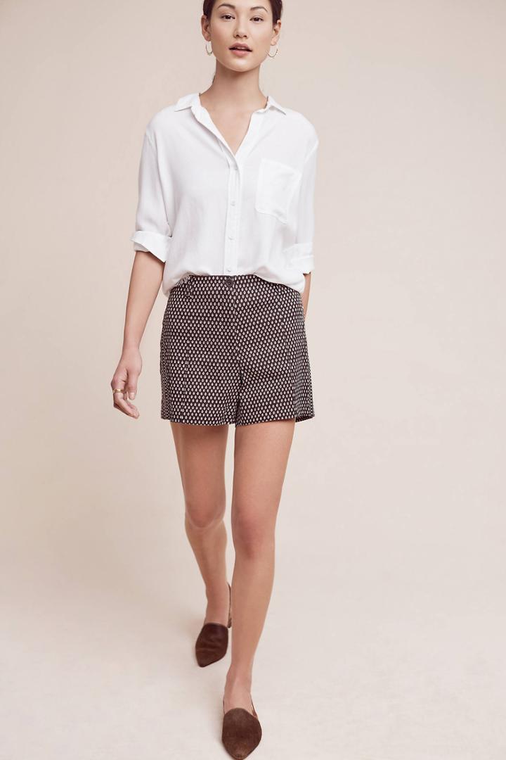 Cartonnier Buttoned High-rise Shorts