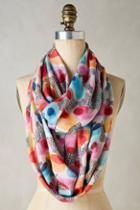 Anthropologie Dreambloom Infinity Scarf
