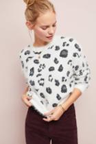 Cupcakes And Cashmere Cozy Leopard Sweater