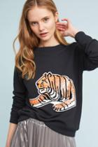 Uzma Bozai Embellished Tiger Sweatshirt