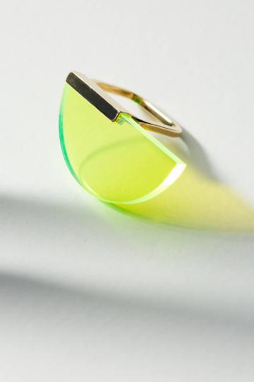 Sabrina Dehoff Big City Sunrise Lucite Ring