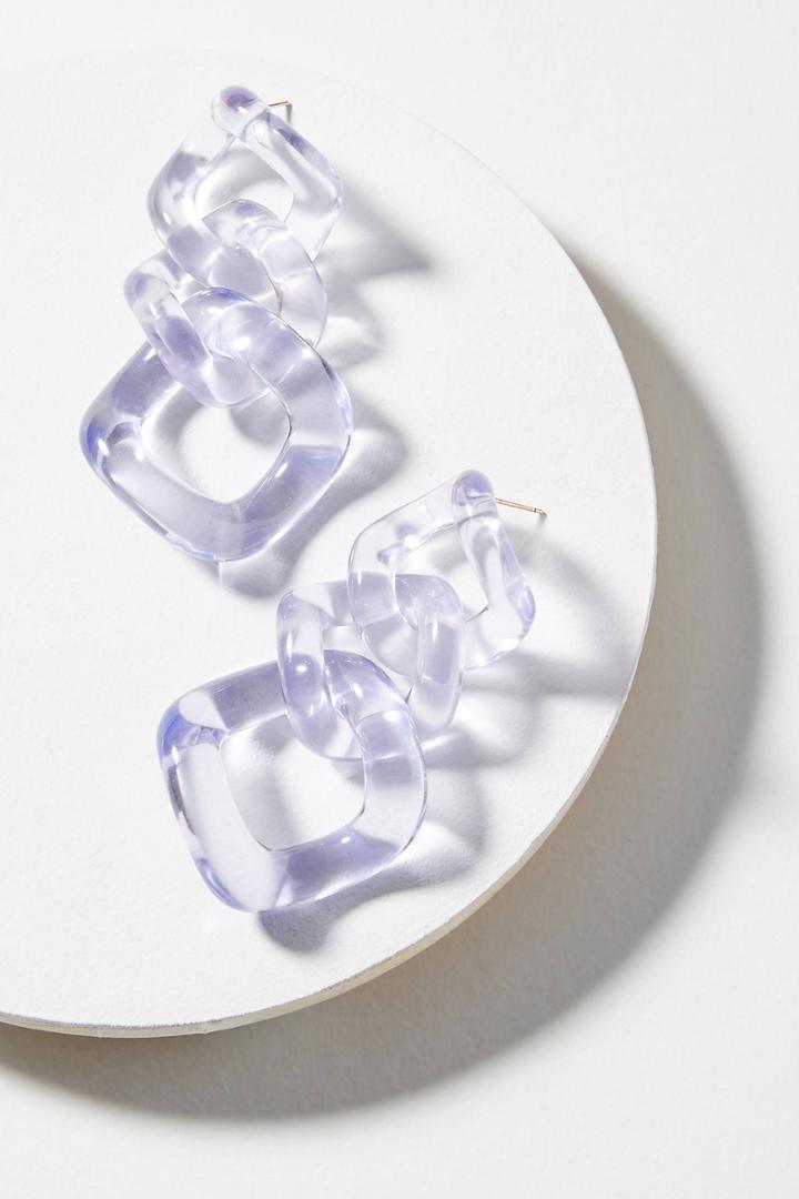 Zenzii Looped Lucite Earrings