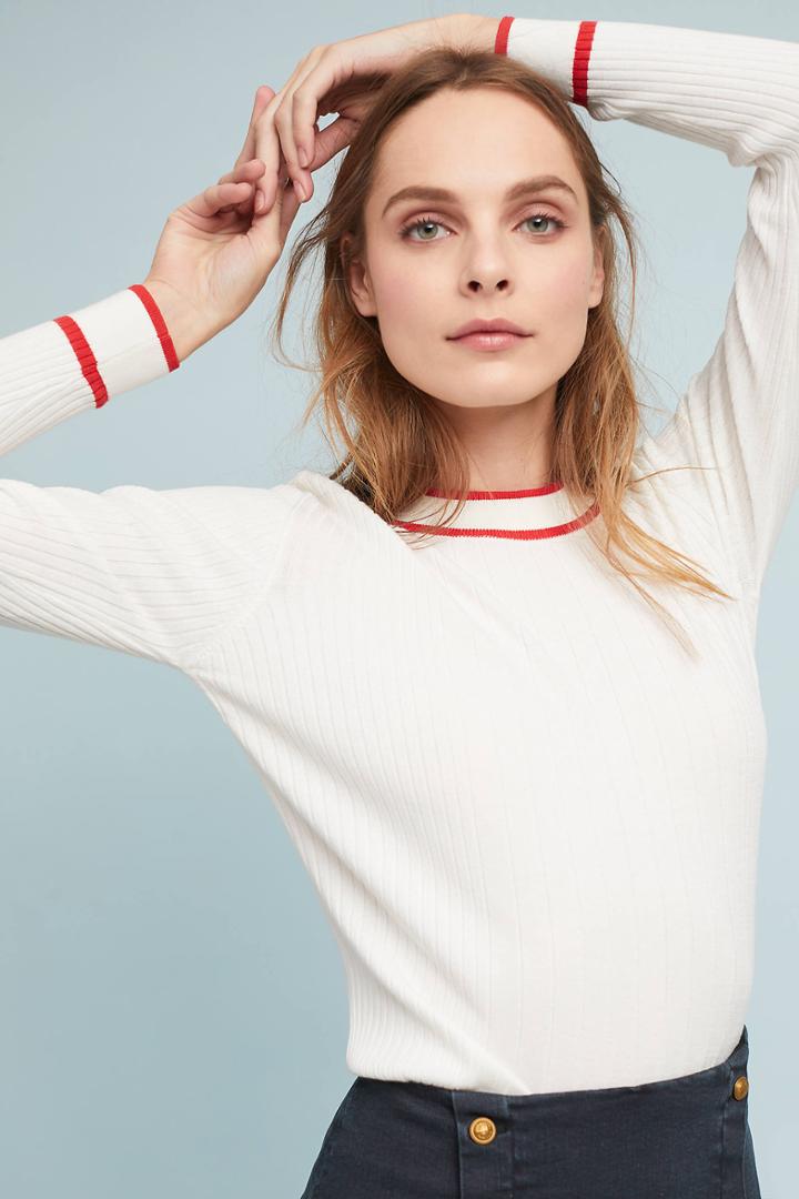 Just Female Ebba Trimmed Pullover