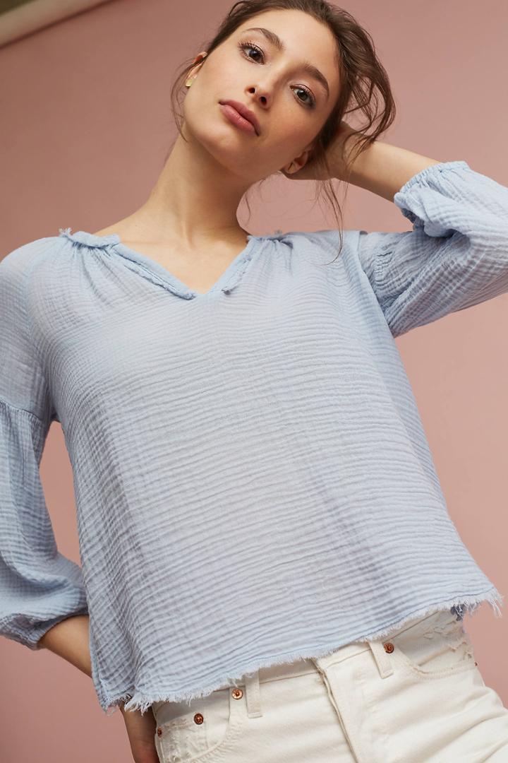 Velvet By Graham & Spencer Octavia Gauze Top