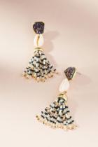 Baublebar Cowrie Tassel Drop Earrings