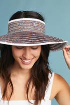 Anthropologie Metallic Visor