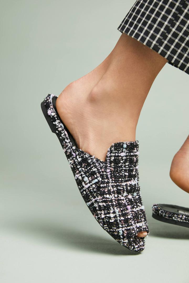 Eugenia Kim Leslie Tweed Slides