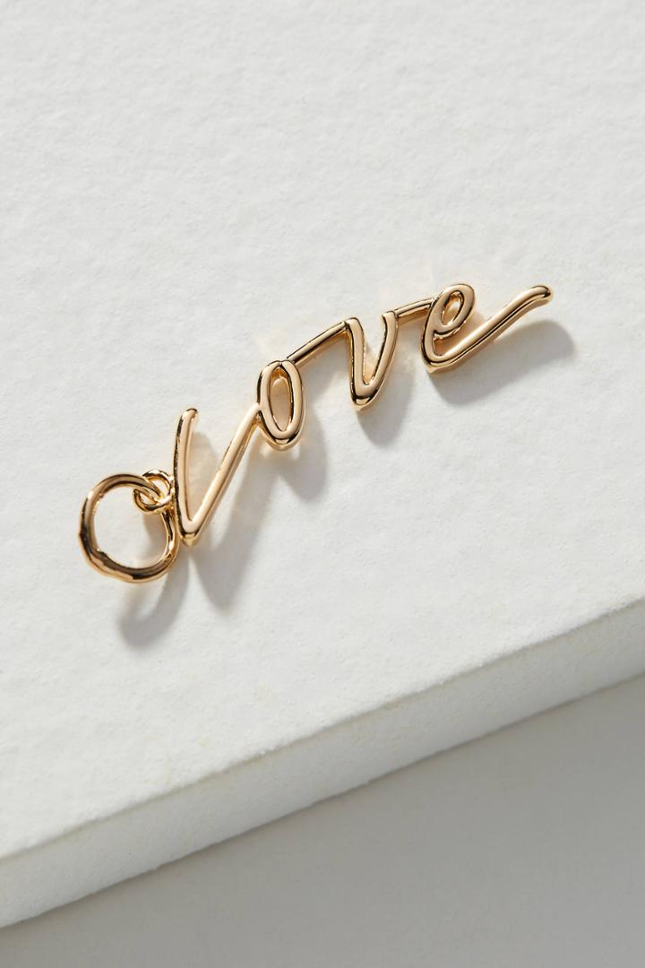 Anthropologie Script Charm