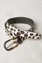 Anthropologie Caratingui Calf Hair Belt