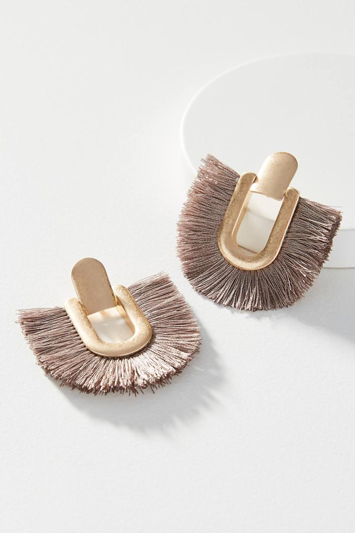 Shashi Dani Fringed Drop Earrings