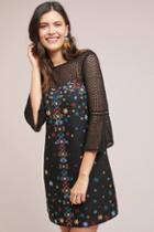 Akemi + Kin Maud Embroidered Shift Dress