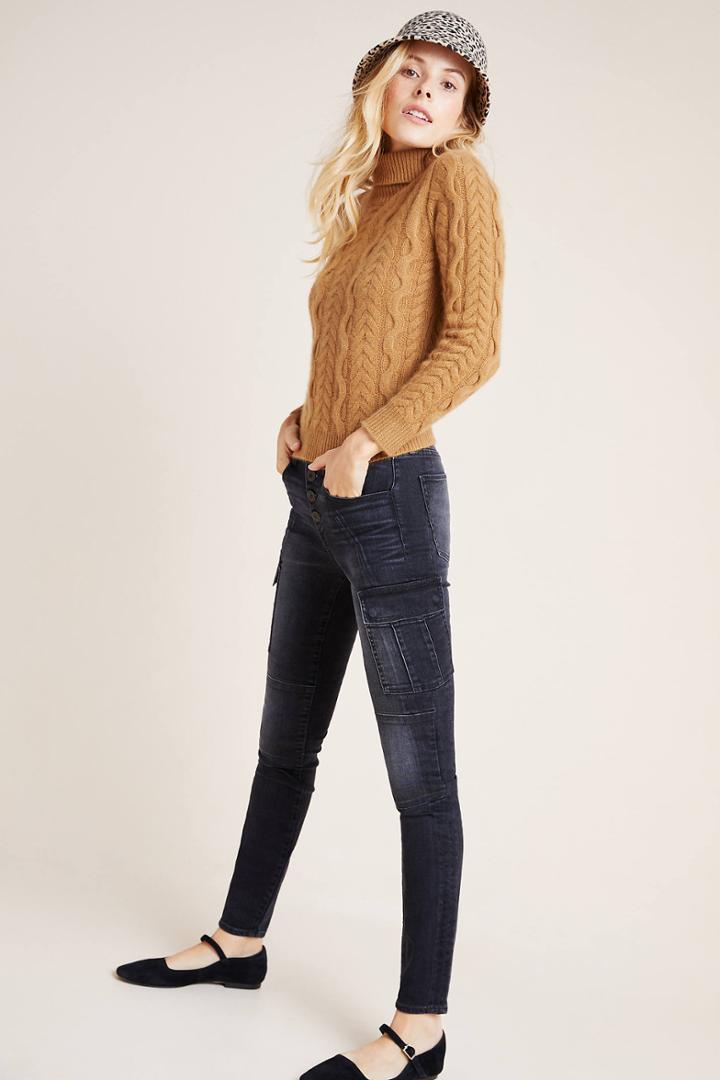 3x1 Vida High-rise Cargo Skinny Jeans