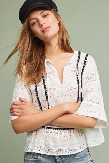 Nu Construction Porto Eyelet Top