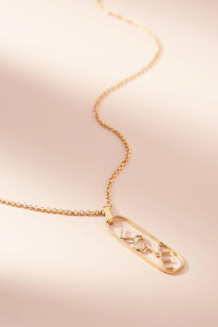 Antonio & Miranda Negative Space Delicate Necklace