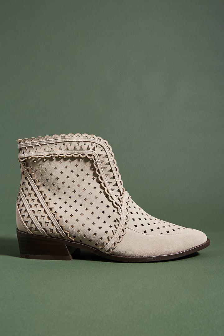 Anthropologie Cecelia New York Tate Perforated Booties