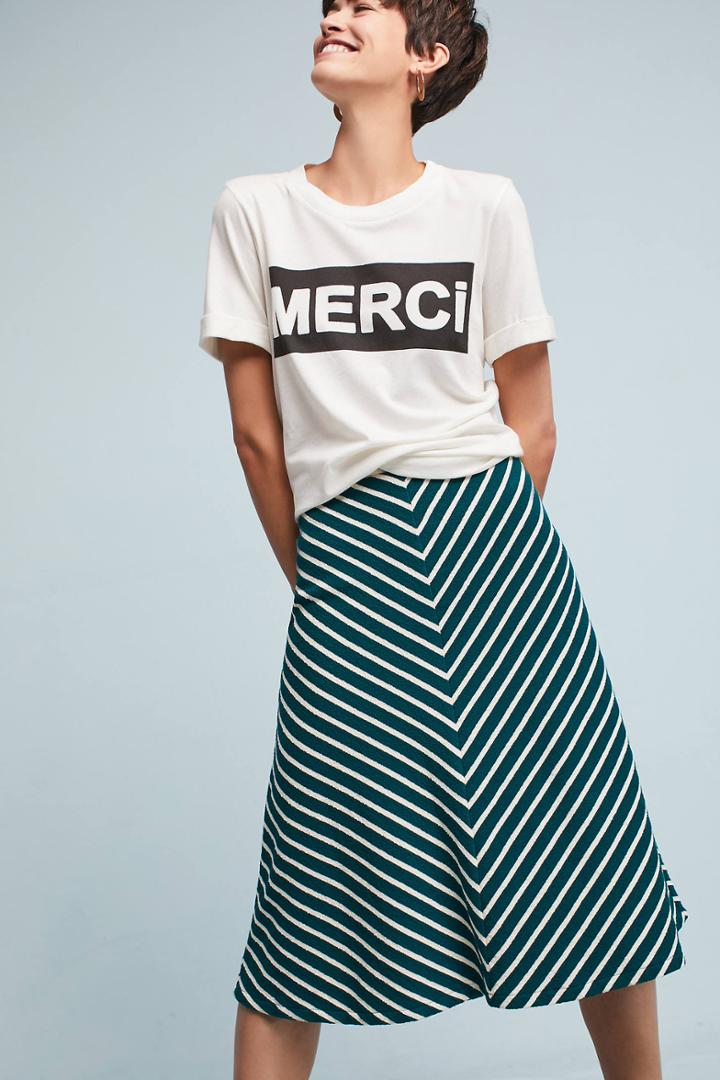 Harlyn Striped Knit Skirt