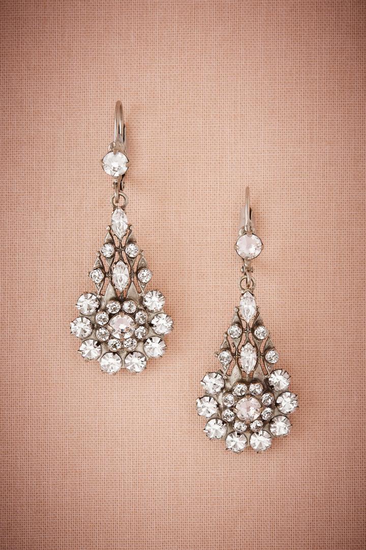 Anthropologie Inge Crystal Drop Earrings