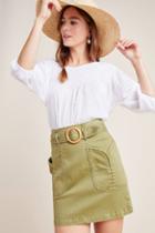 Maeve Charlie Belted Mini Skirt