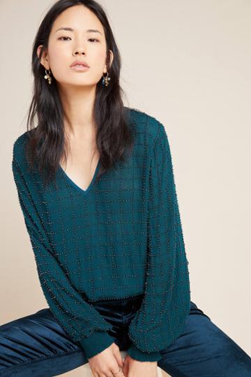 Bl-nk Maris Beaded Blouse