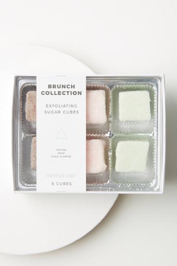Anthropologie Harper + Ari Exfoliating Sugar Cube Brunch Collection Gift Box