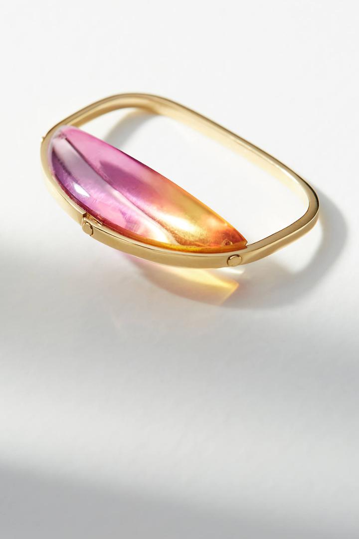 Colette Malouf Gemology Lucite Double Finger Ring