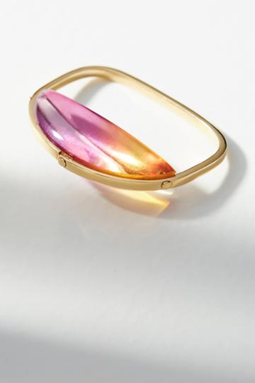Colette Malouf Gemology Lucite Double Finger Ring