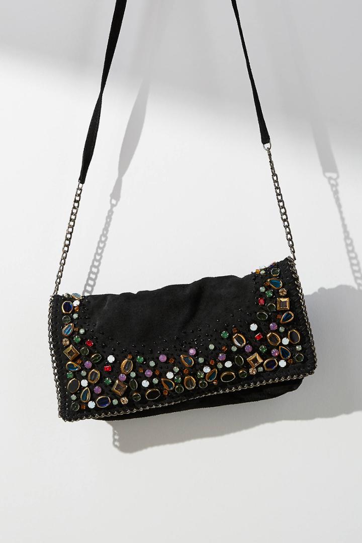 Mary Frances Charmed Foldover Crossbody Bag