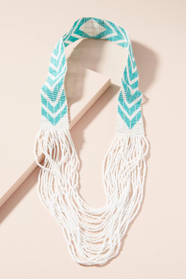 Sidai Designs Beaded Chevron Necklace
