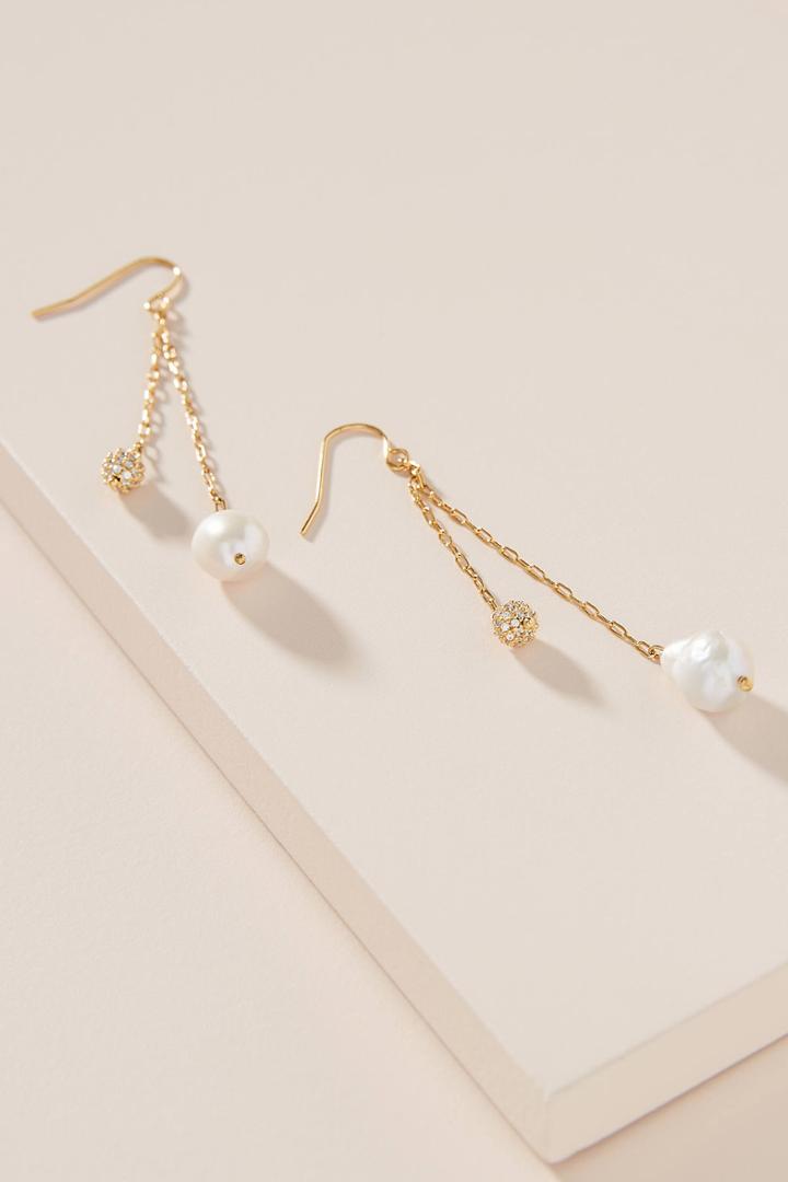 Anthropologie Everly Pearl Drop Earrings